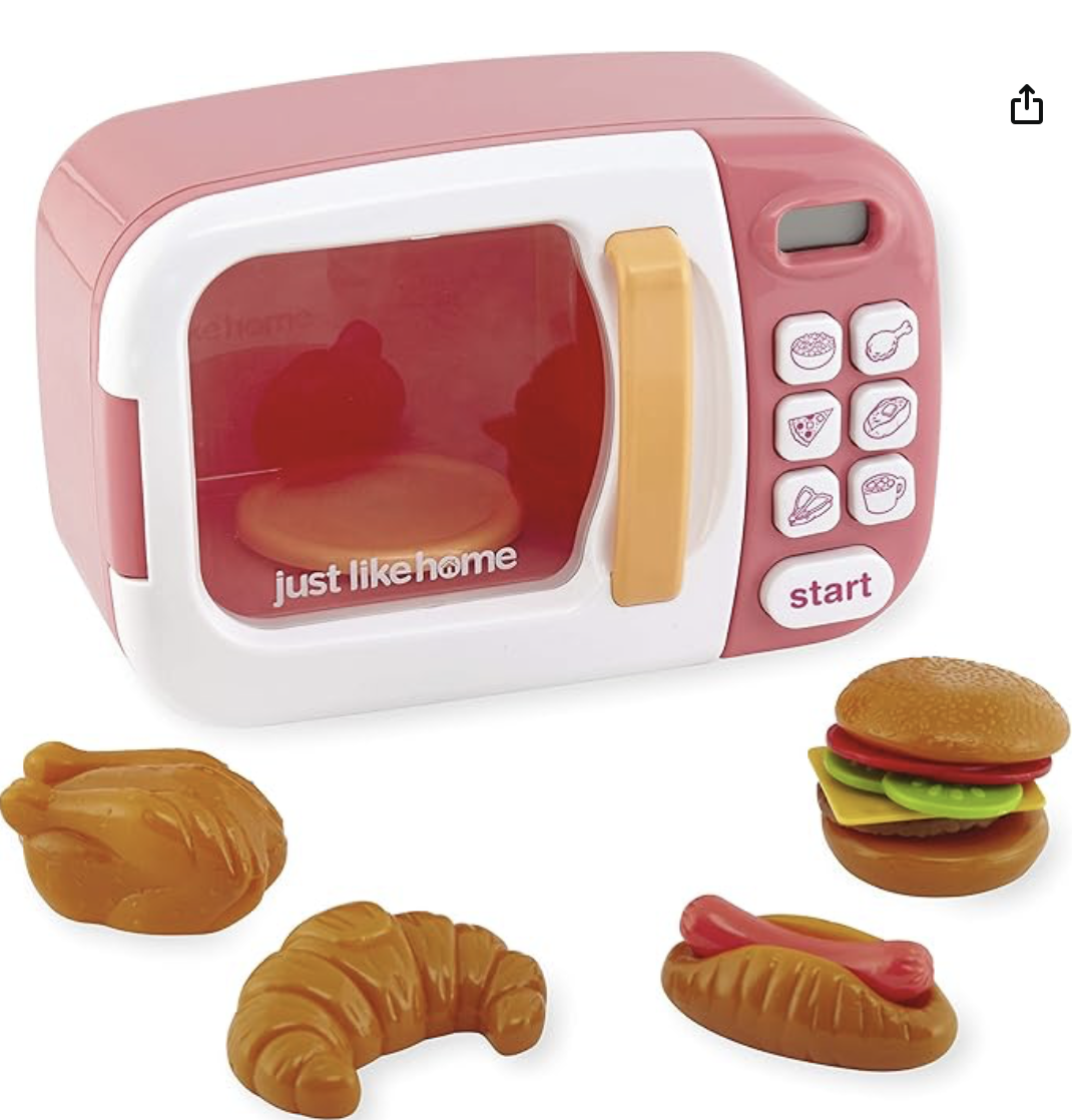 Pretend play just like home microwave toy India